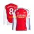 Camisola Arsenal Martin Odegaard 8 Homem Equipamento Primeiro 2024-2025 Manga Comprida